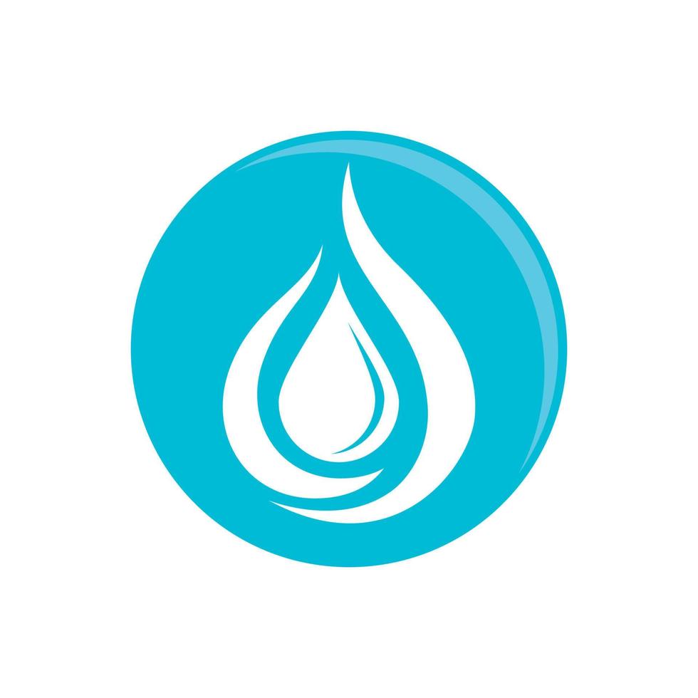 vector de plantilla de logotipo de gota de agua