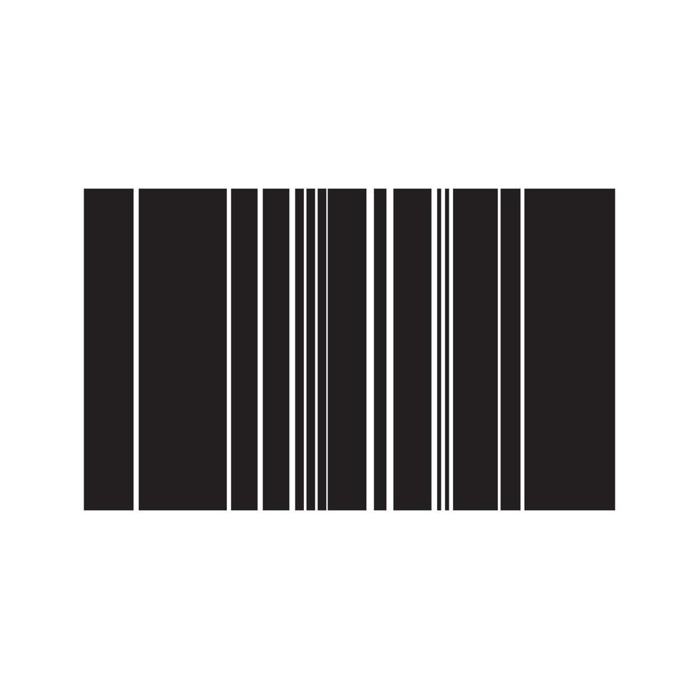 Barcode Outline Icon vector