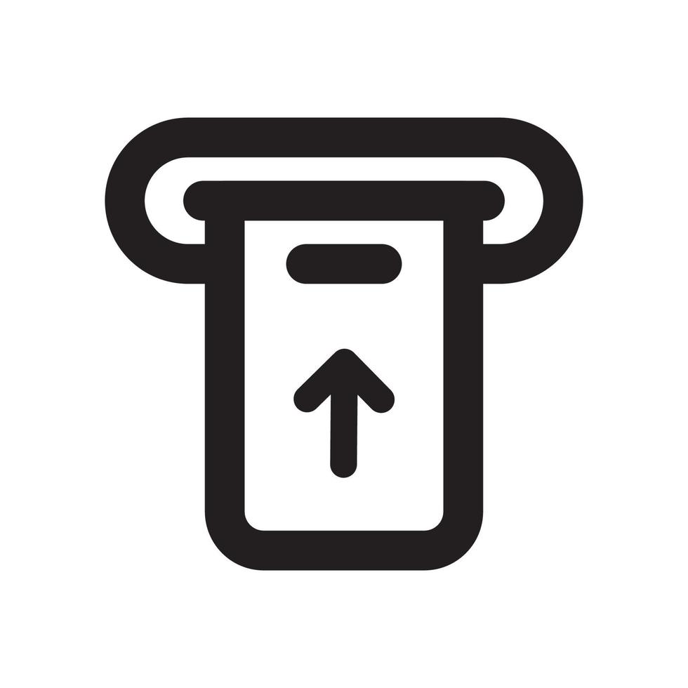 Top Up Icon Outline Style vector