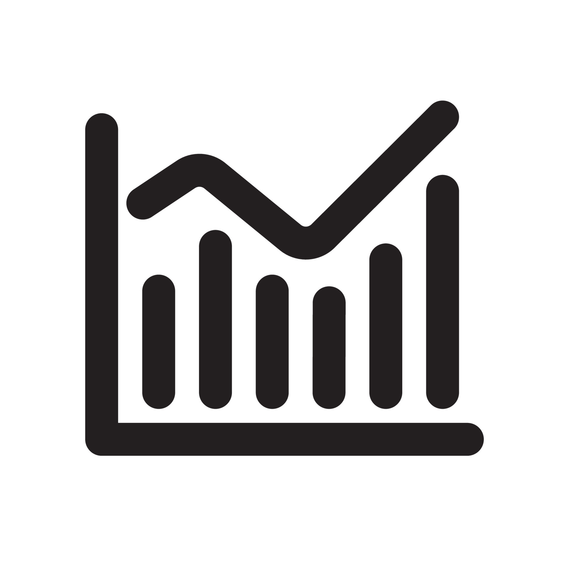 Sales chart icon outline style 14530452 vector art at vecteezy