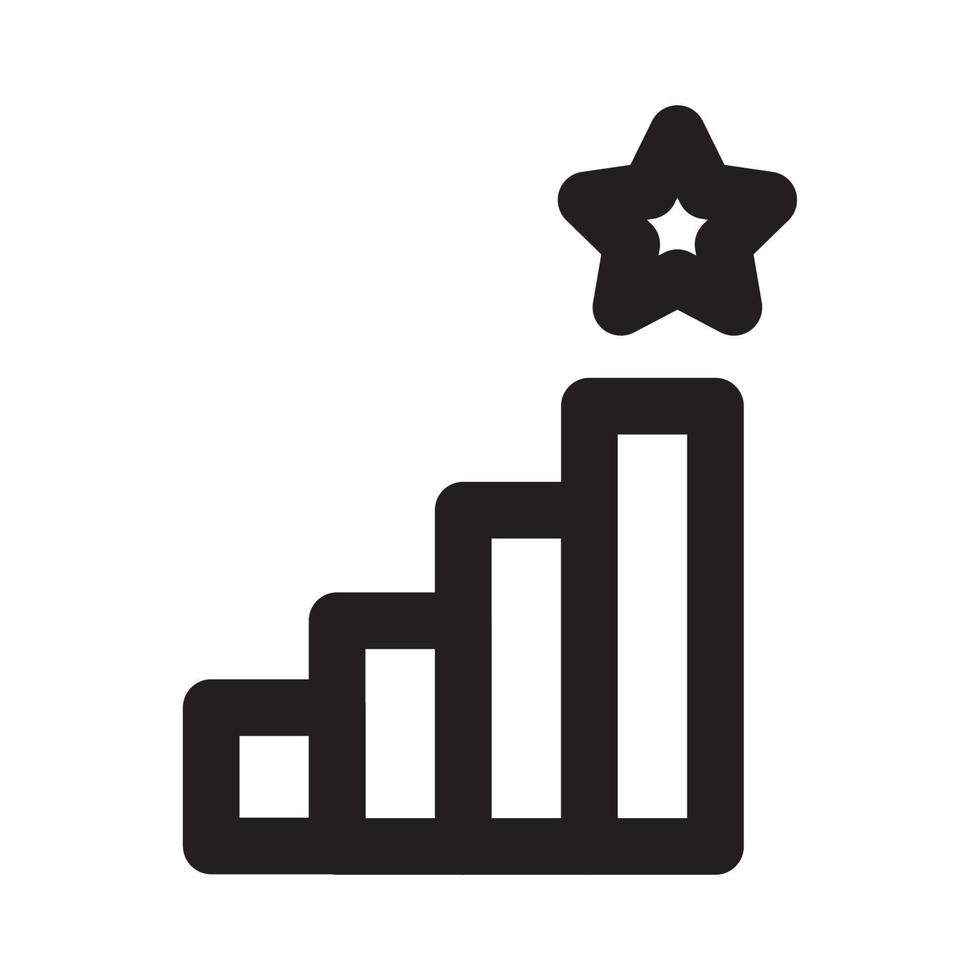 Top Sales Icon Outline Style vector