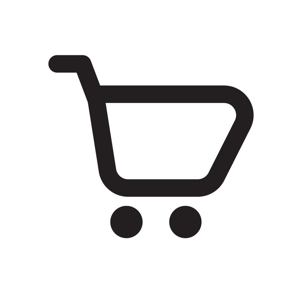 Shopping Cart Outline Icon vector