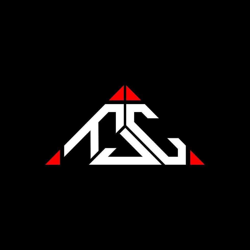FJC letter logo creative design with vector graphic, FJC simple and modern logo in round triangle shape.
