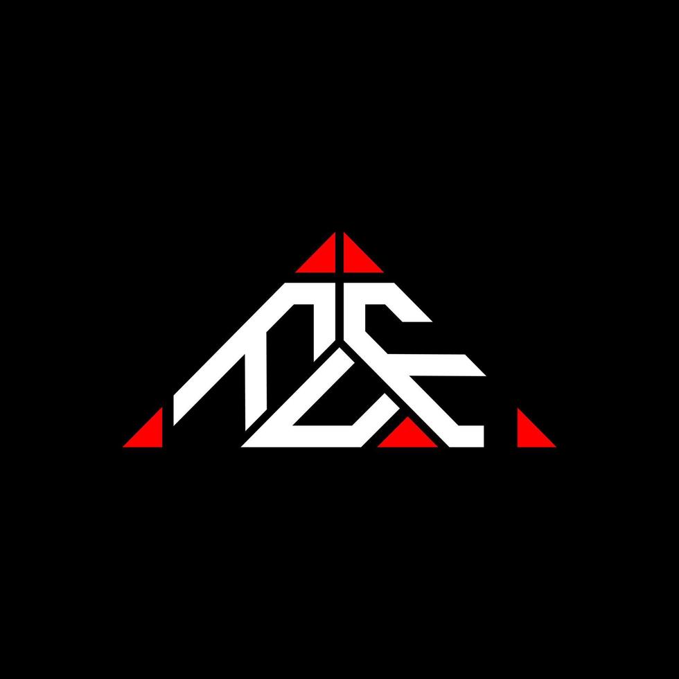 FUF letter logo creative design with vector graphic, FUF simple and modern logo in round triangle shape.