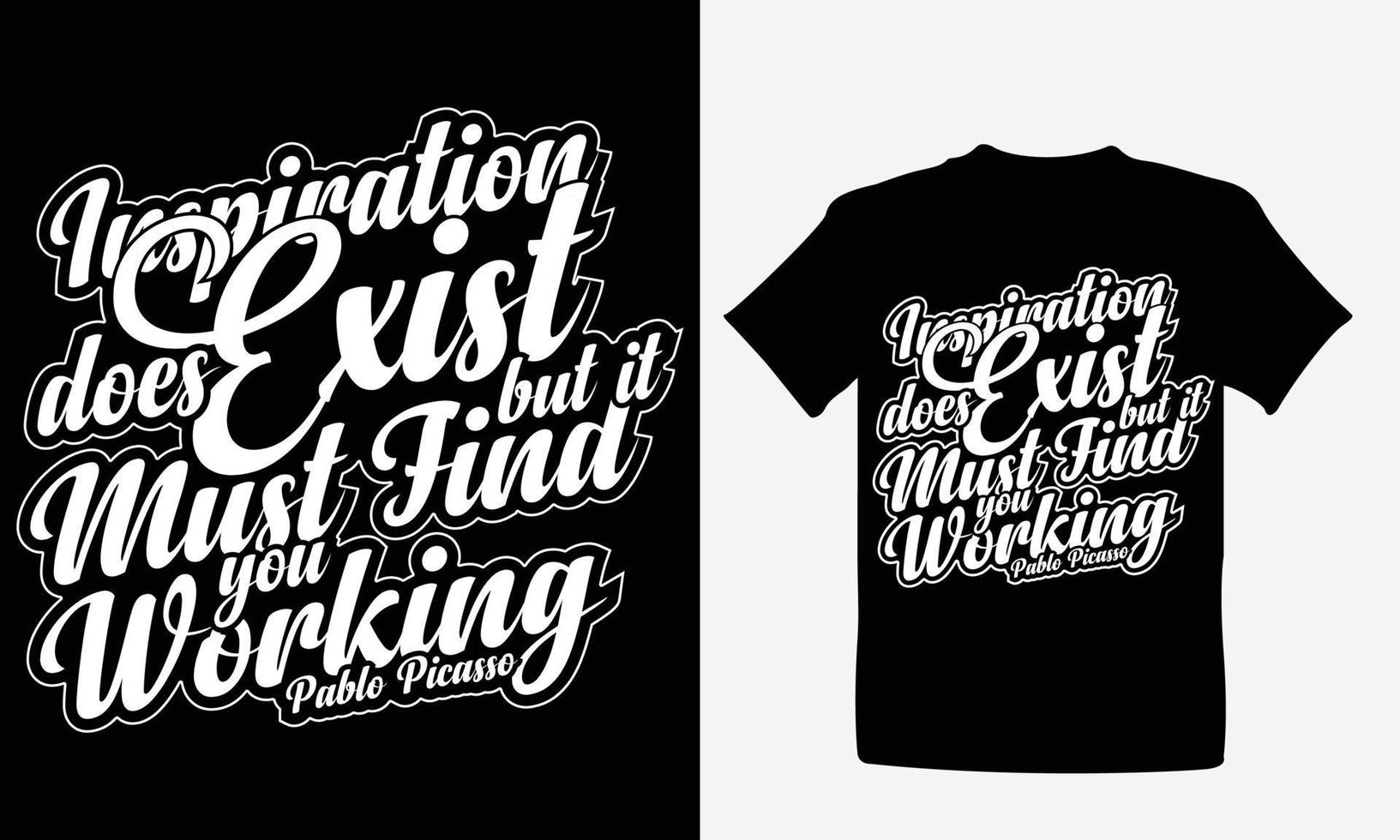 diseño de camiseta motivacional o diseño de tipografía vector