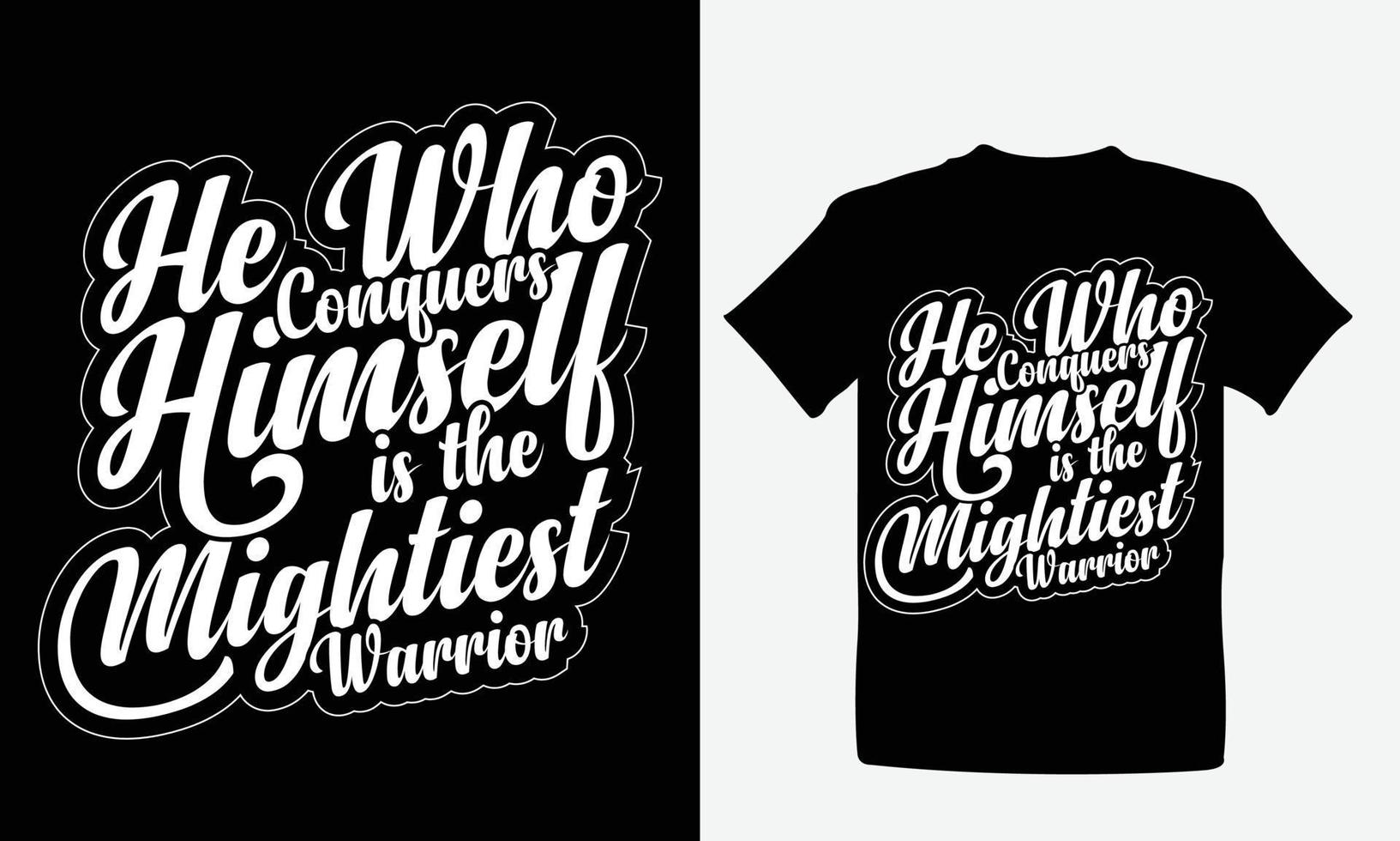 diseño de camiseta motivacional o diseño de tipografía vector