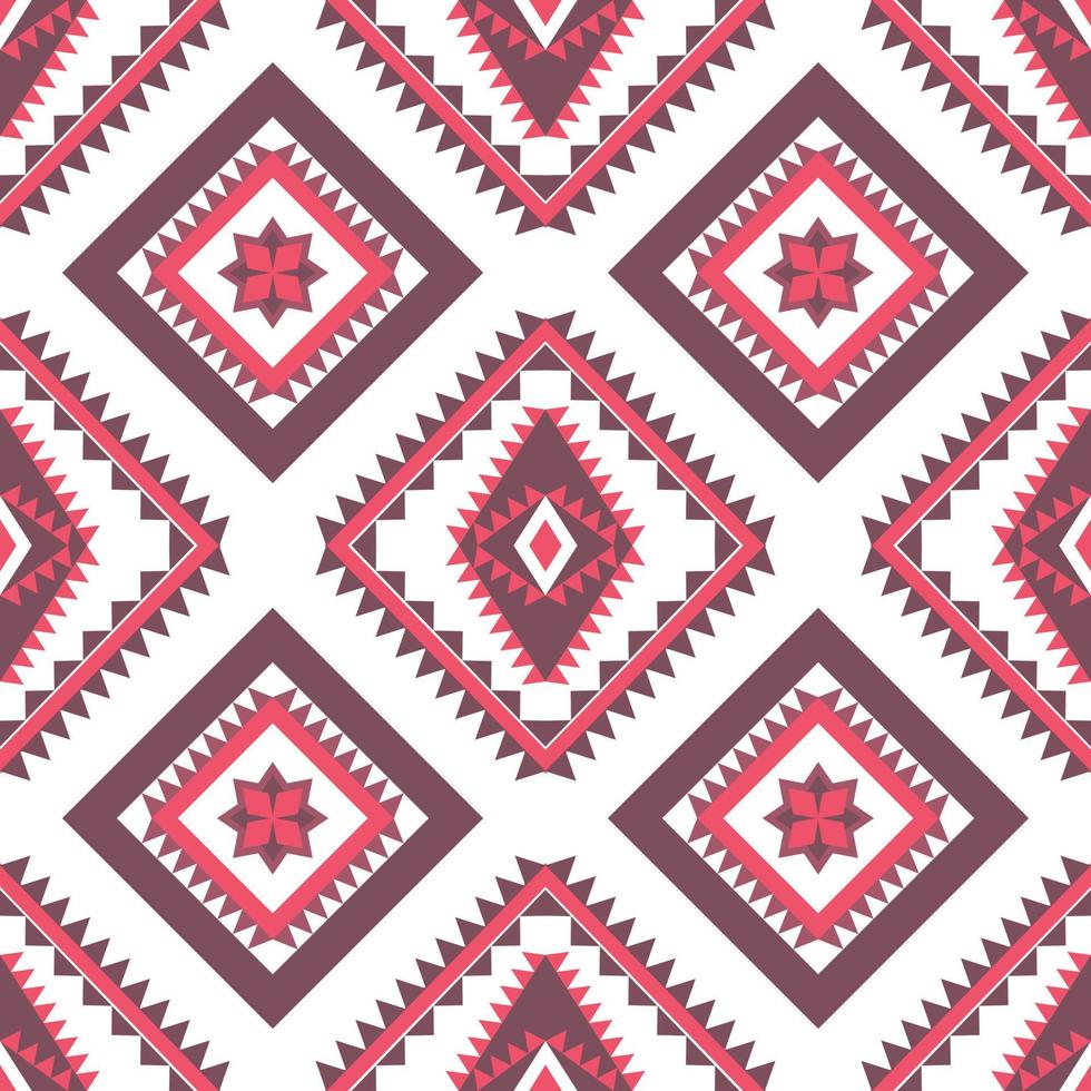 motivos étnicos geométricos con diseño de ornamento abstracto diagonal triangular cuadrado para la impresión textil de tela de ropa, artesanía, bordado, alfombra, cortina, batik, envoltura de papel pintado, vector transparente