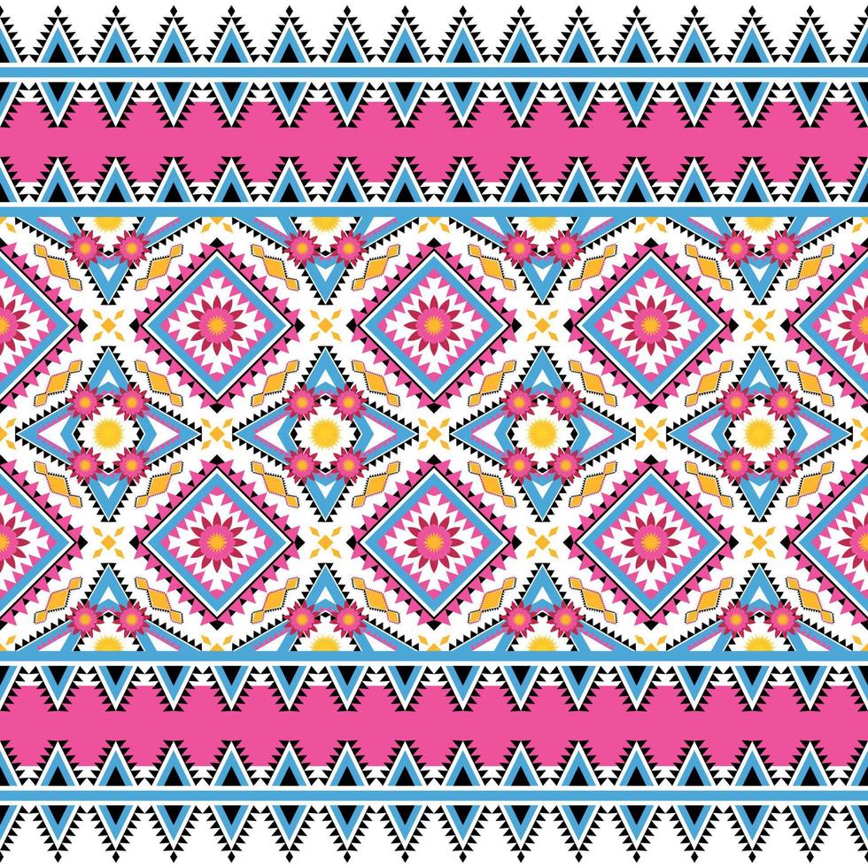 motivos étnicos geométricos con diseño de ornamento abstracto diagonal triangular cuadrado para la impresión de tejidos de ropa, artesanía, bordado, moqueta, cortina, batik, envoltura de papel pintado, dibujo vectorial vector