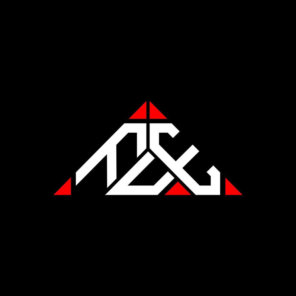 FUE letter logo creative design with vector graphic, FUE simple and modern logo in round triangle shape.