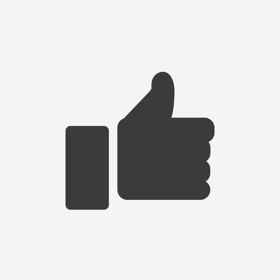 ok, hand, thumb up, fist, finger icon vector isolated symbol sign