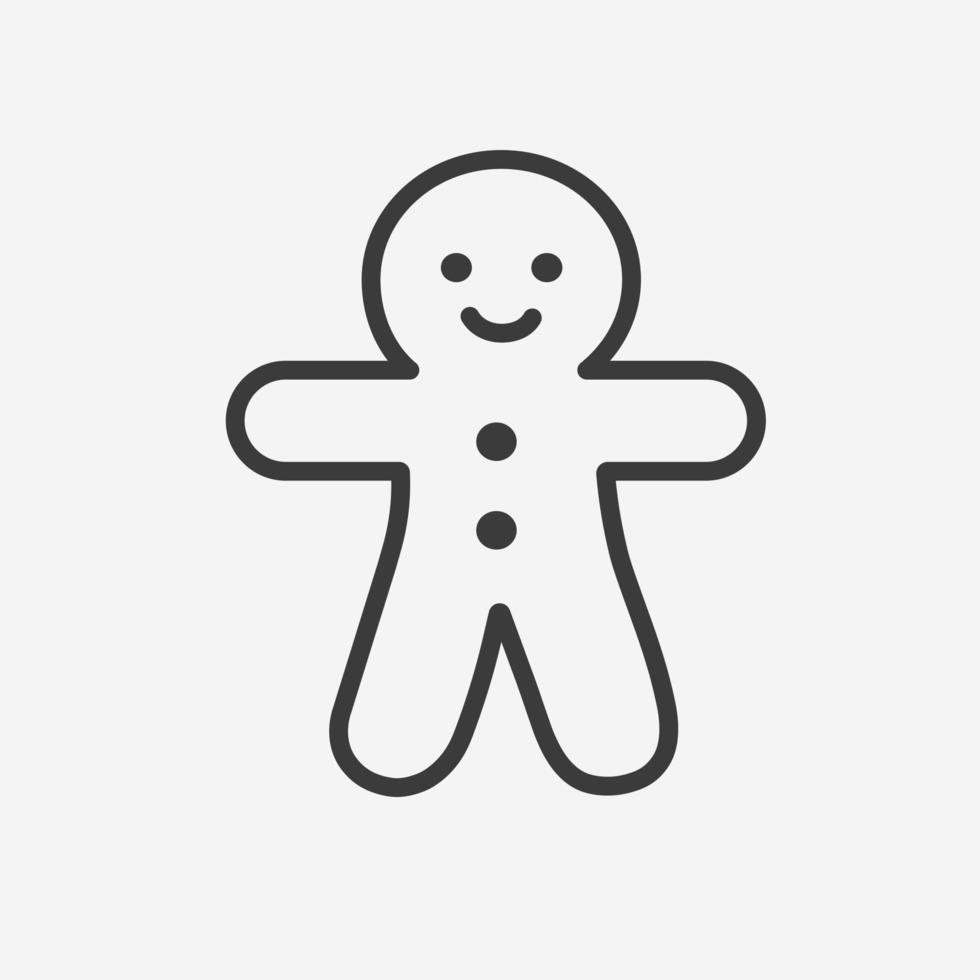 sweet, gingerbread, cookie, christmas, decoration icon vector isolated symbol sign