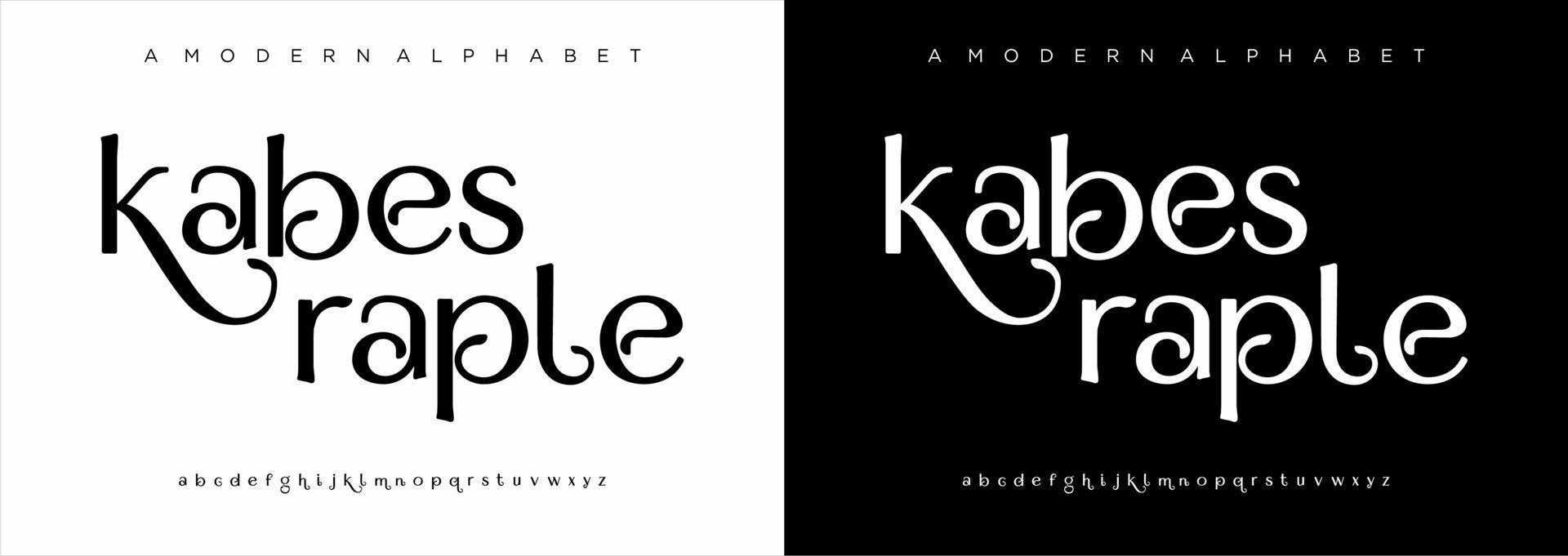 Elegant modern alphabet letters font. classic lettering minimal fashion designs. typography modern serif fonts regular vector