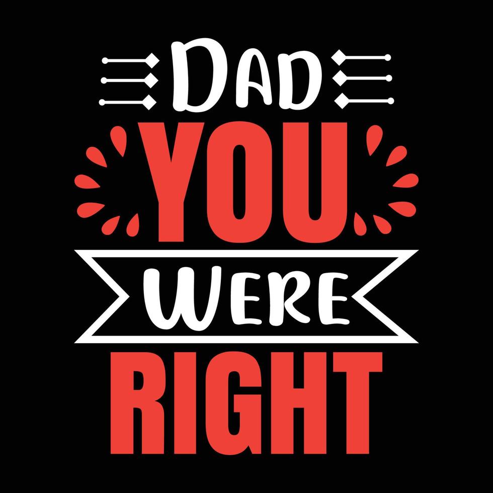 father's day t shirt design vector