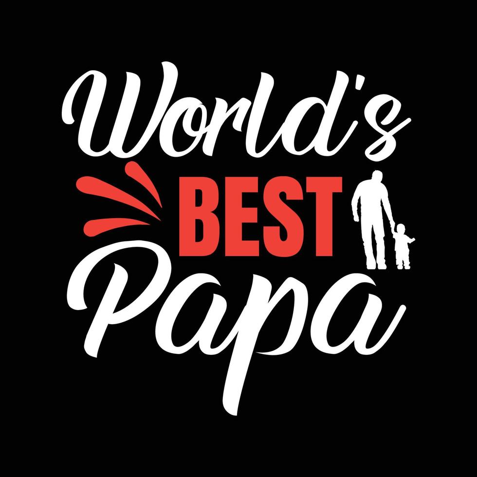 father's day t shirt design vector