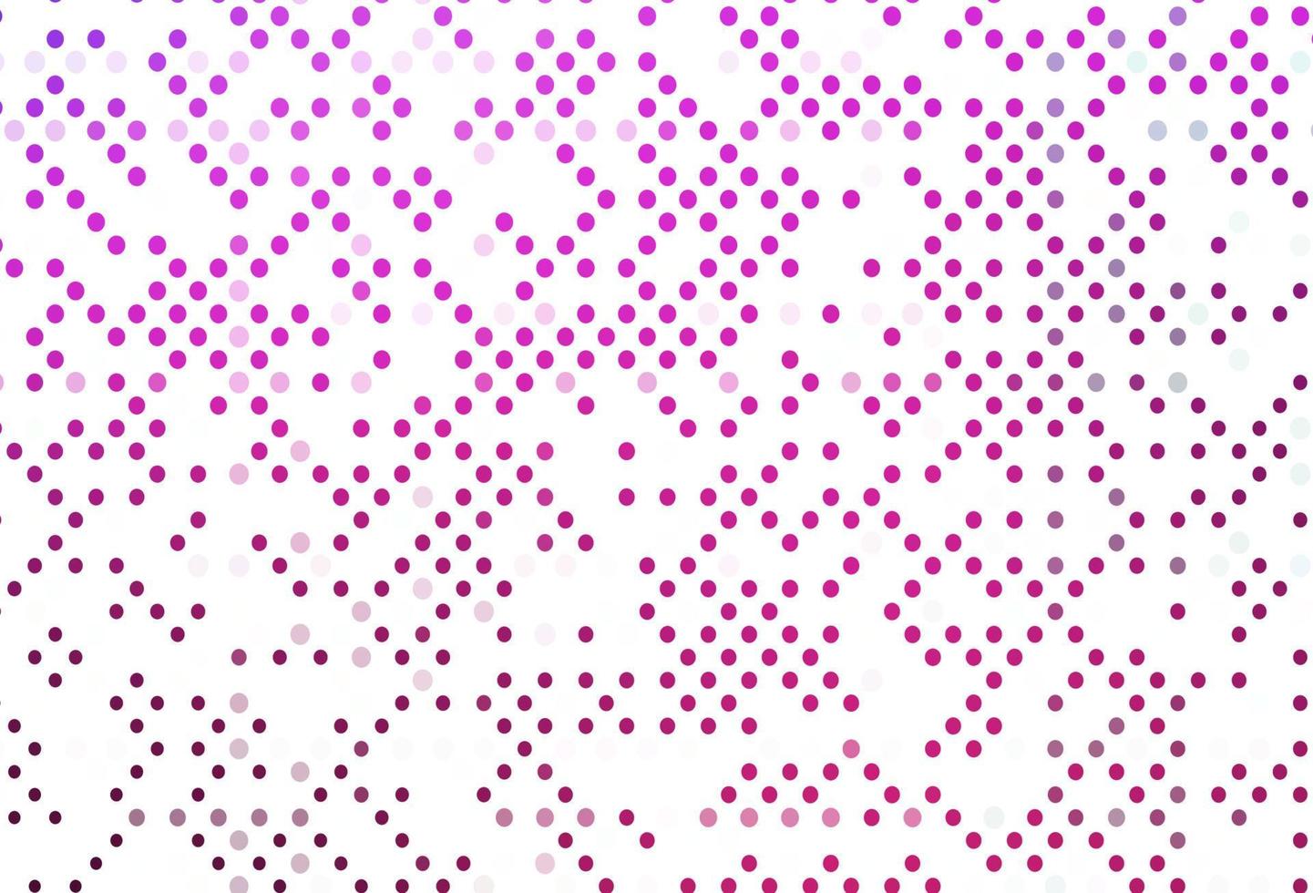 telón de fondo de vector rosa claro con puntos.