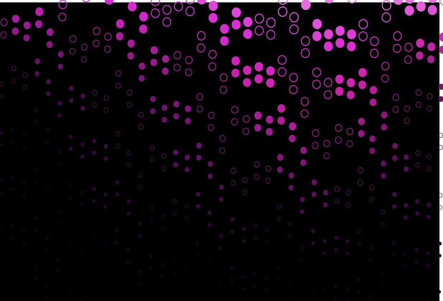 Dark Pink vector cover with spots.