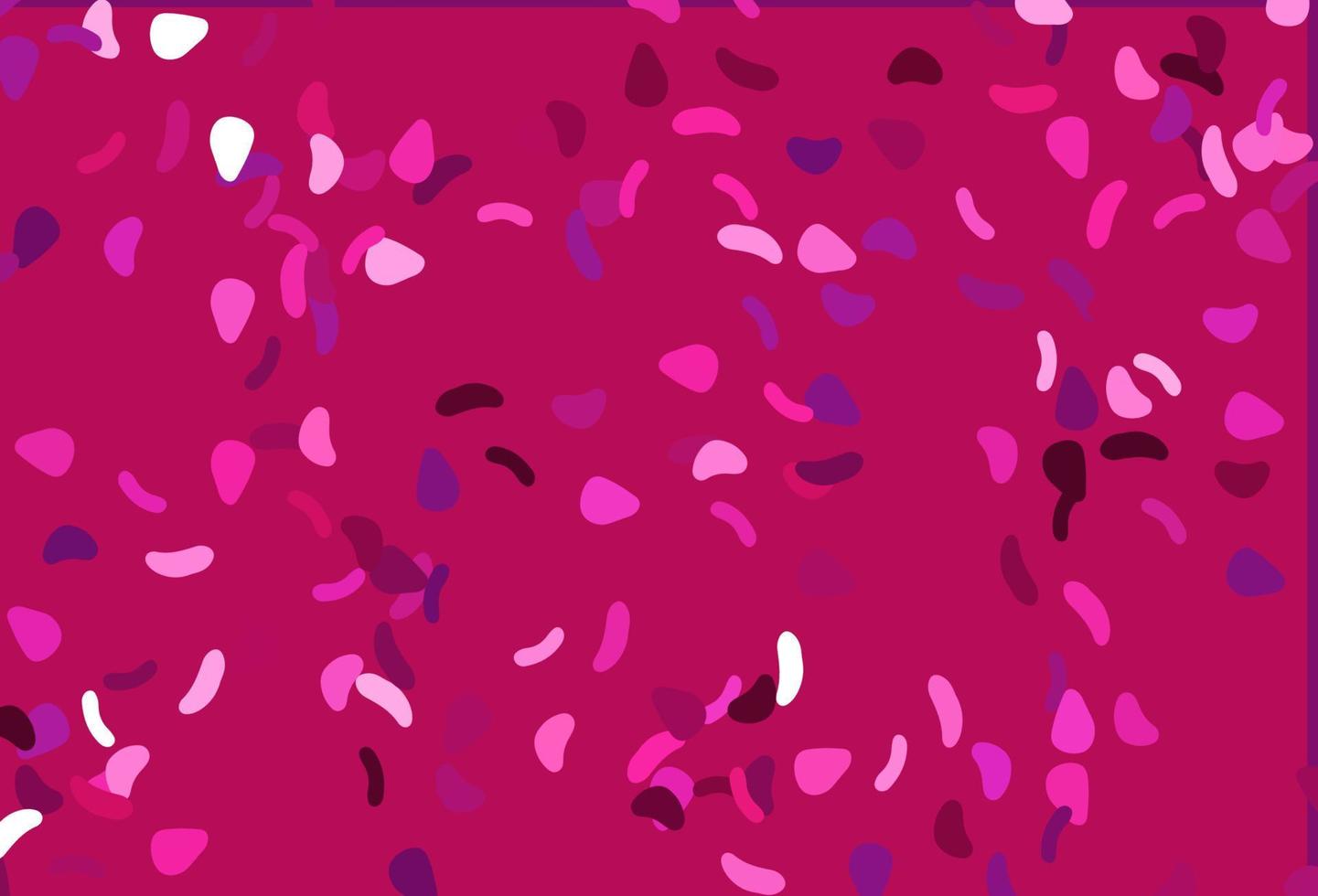 Light Pink vector texture with random forms.