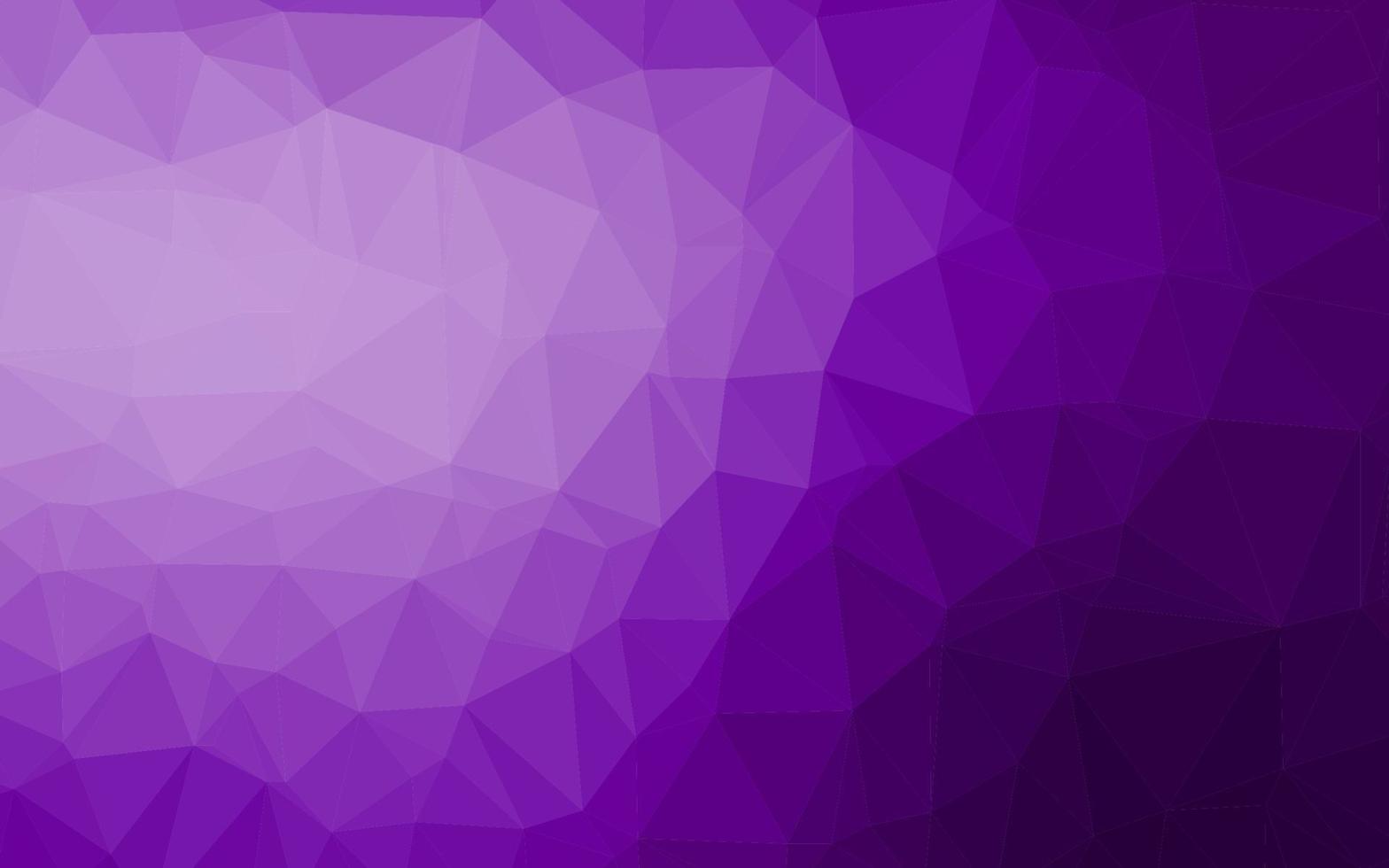 Dark Purple vector abstract polygonal layout.