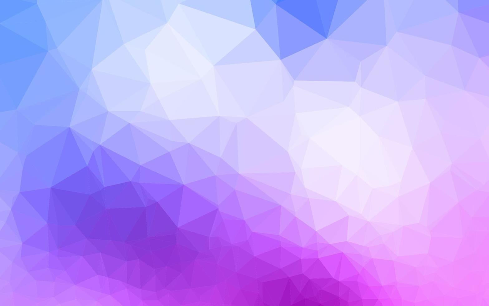 Light Pink, Blue vector polygon abstract background.