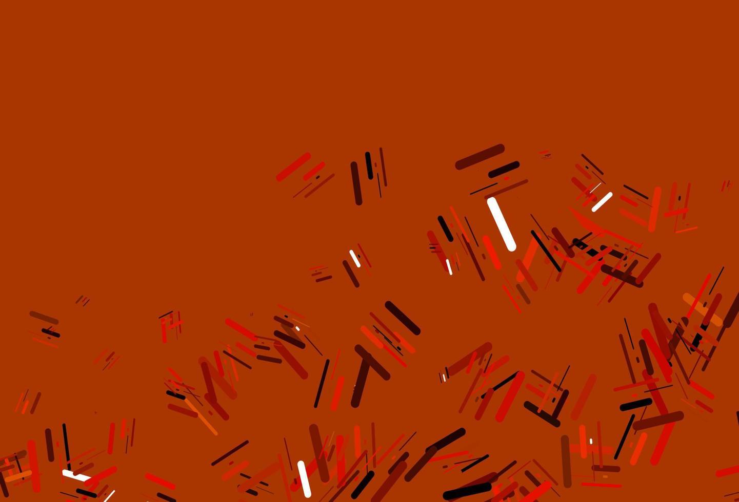 Light Orange vector template with repeated sticks.