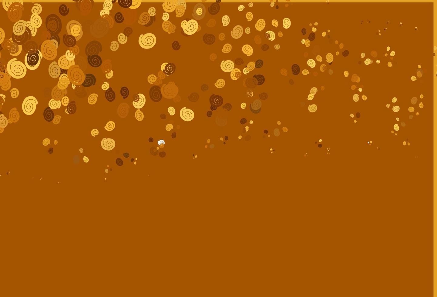 Light Orange vector pattern with lava shapes.