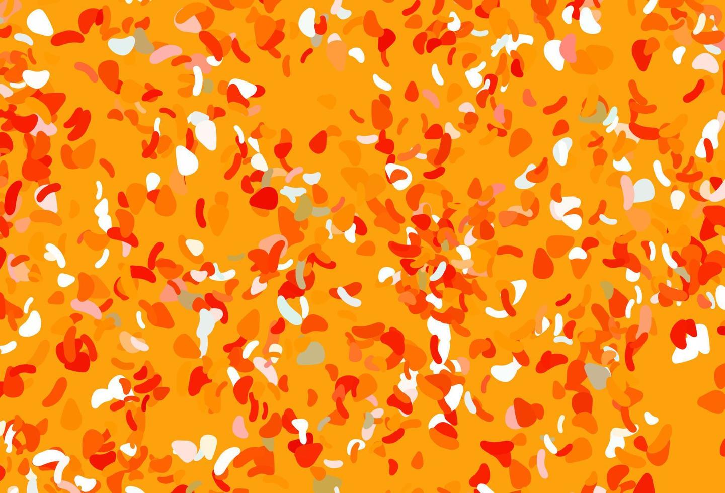 Light orange vector template with memphis shapes.