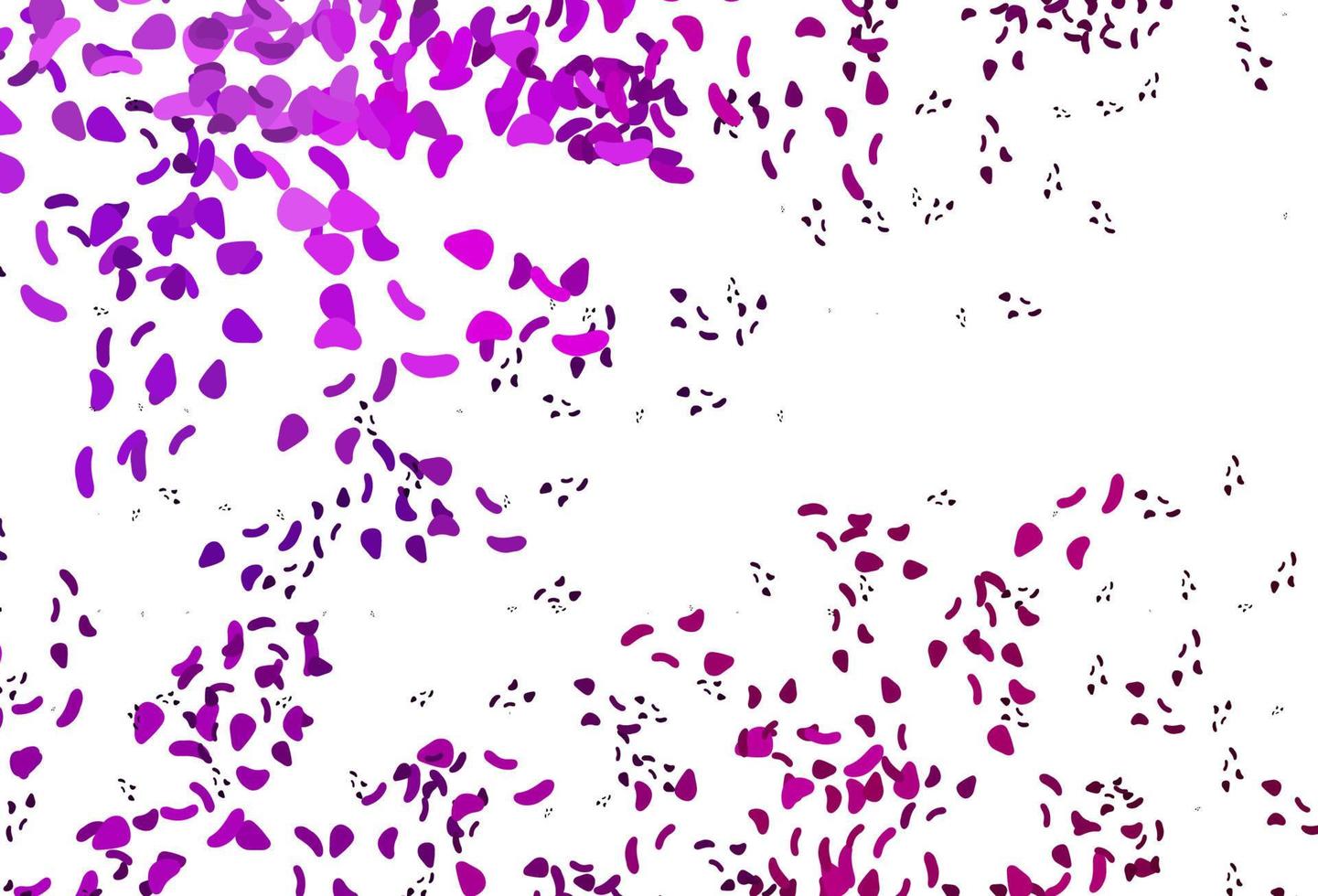 Light Purple vector pattern with chaotic shapes.