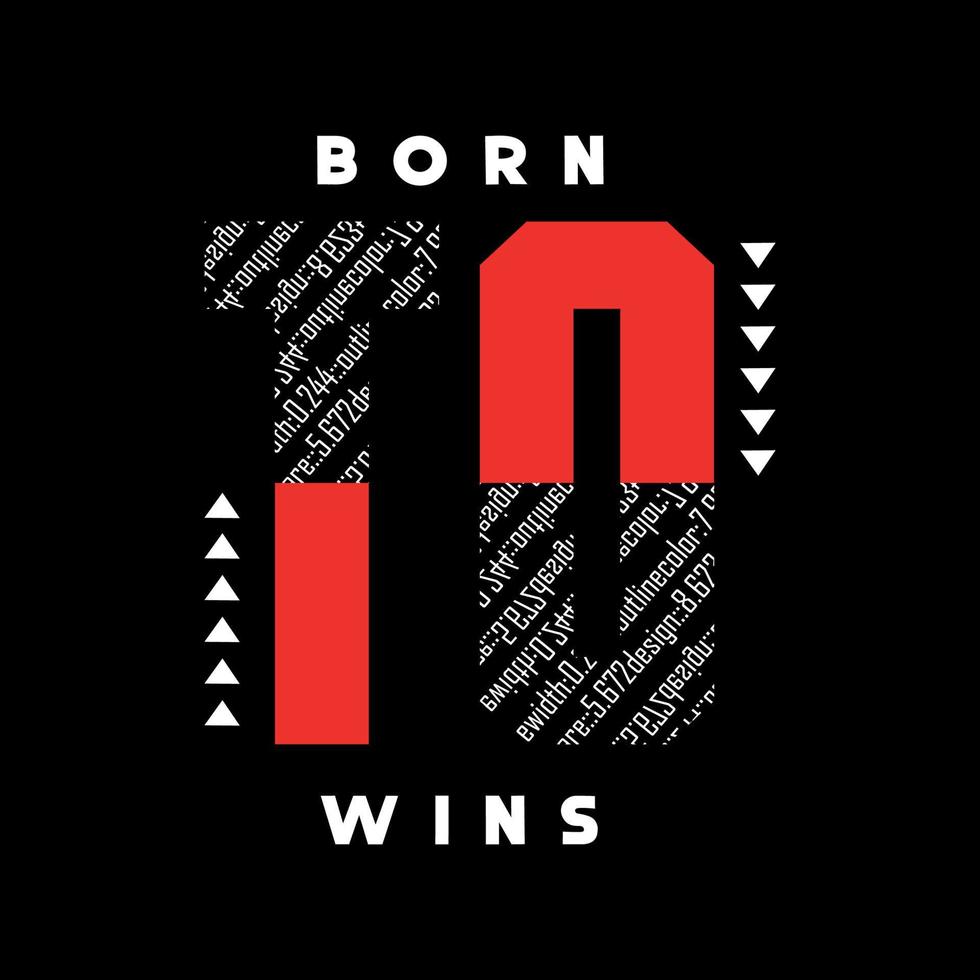 typography design t-shirt print vector illustration