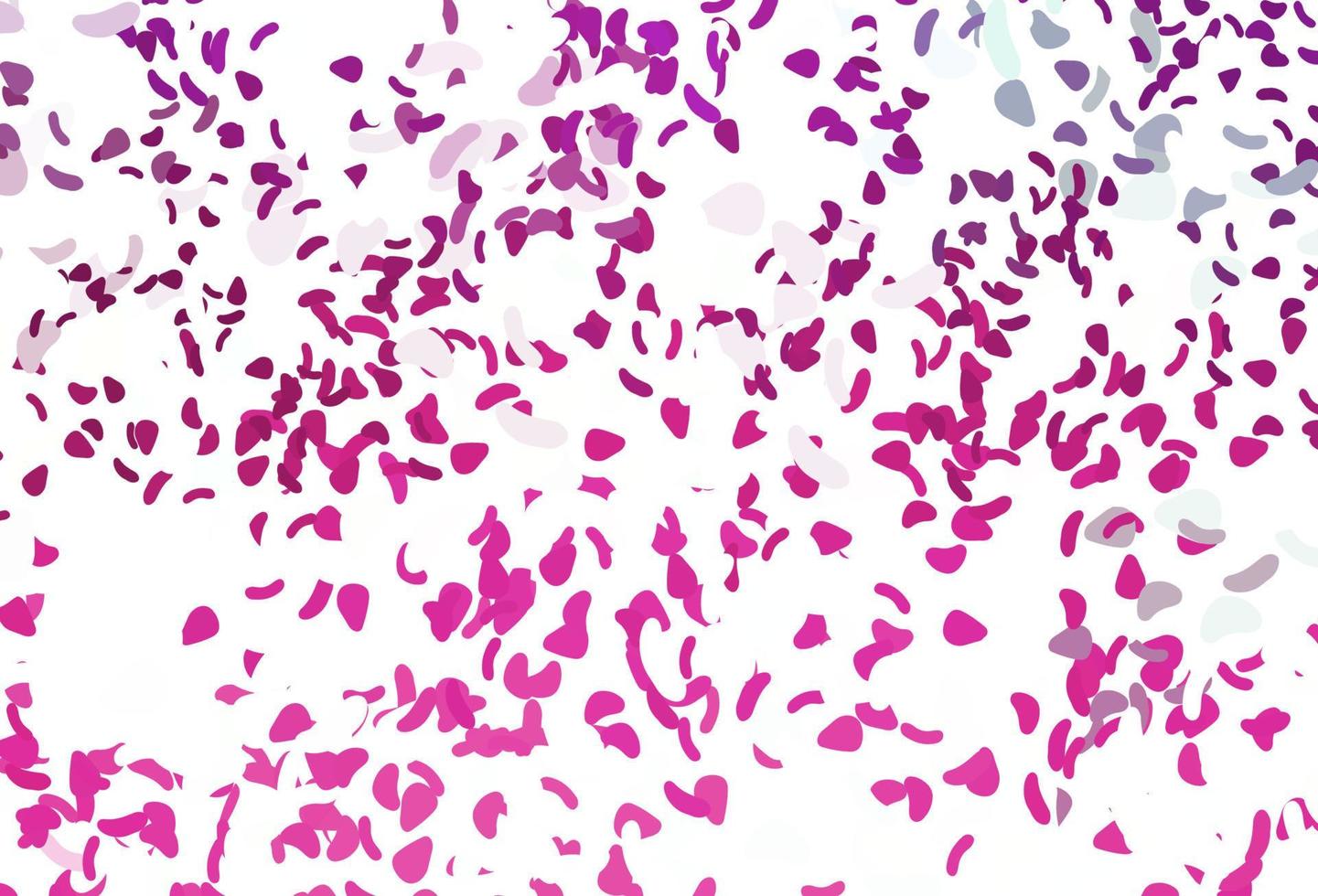 Light Pink vector pattern with chaotic shapes.