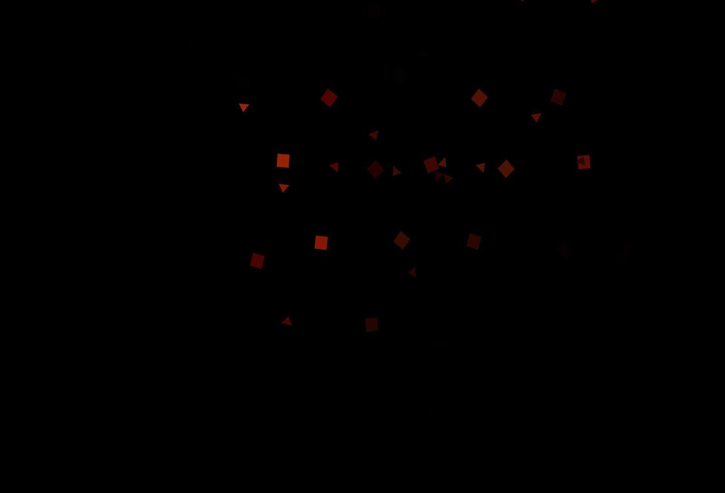 Dark Orange vector cover in polygonal style with circles.