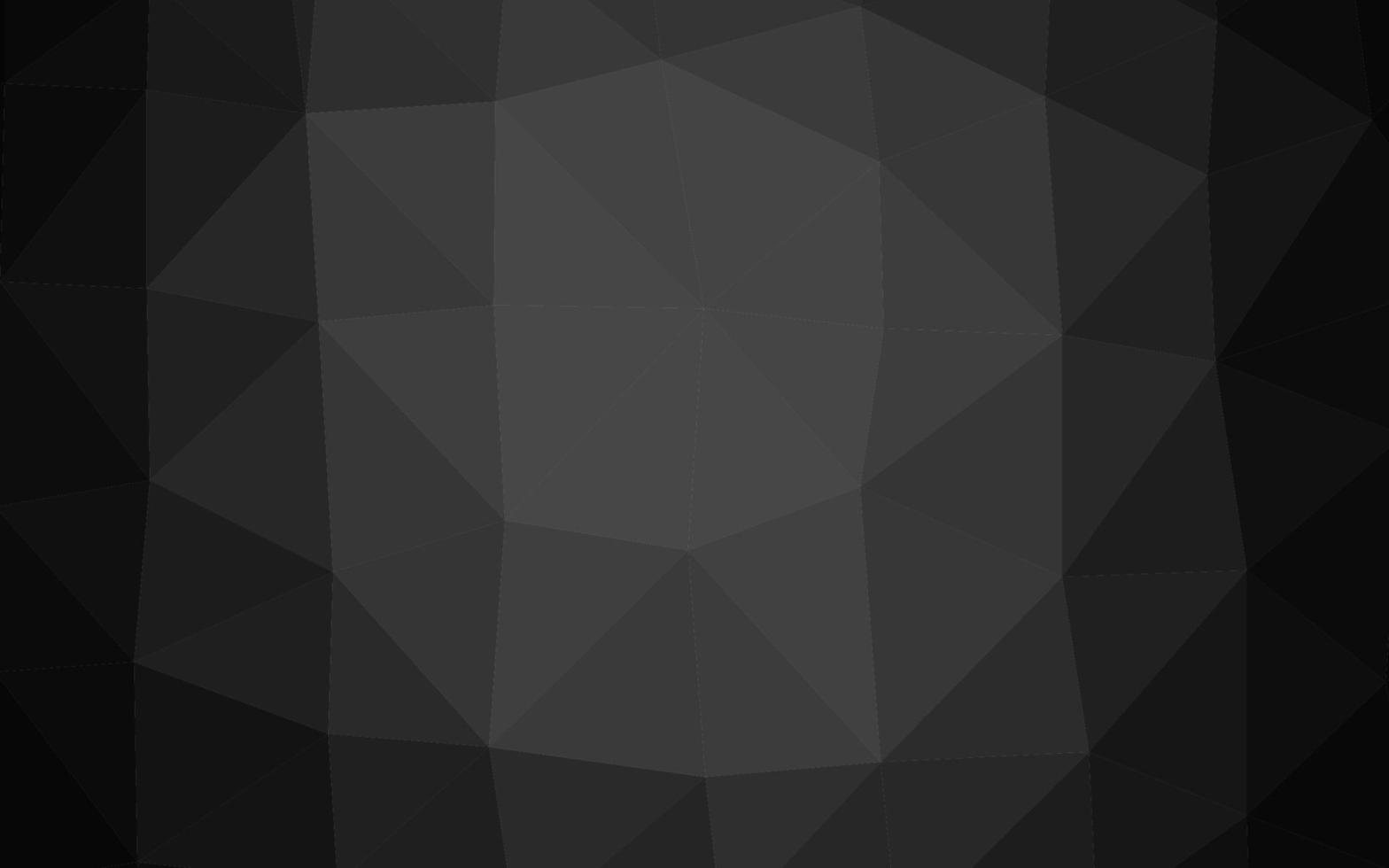 Dark Silver, Gray vector polygon abstract background.