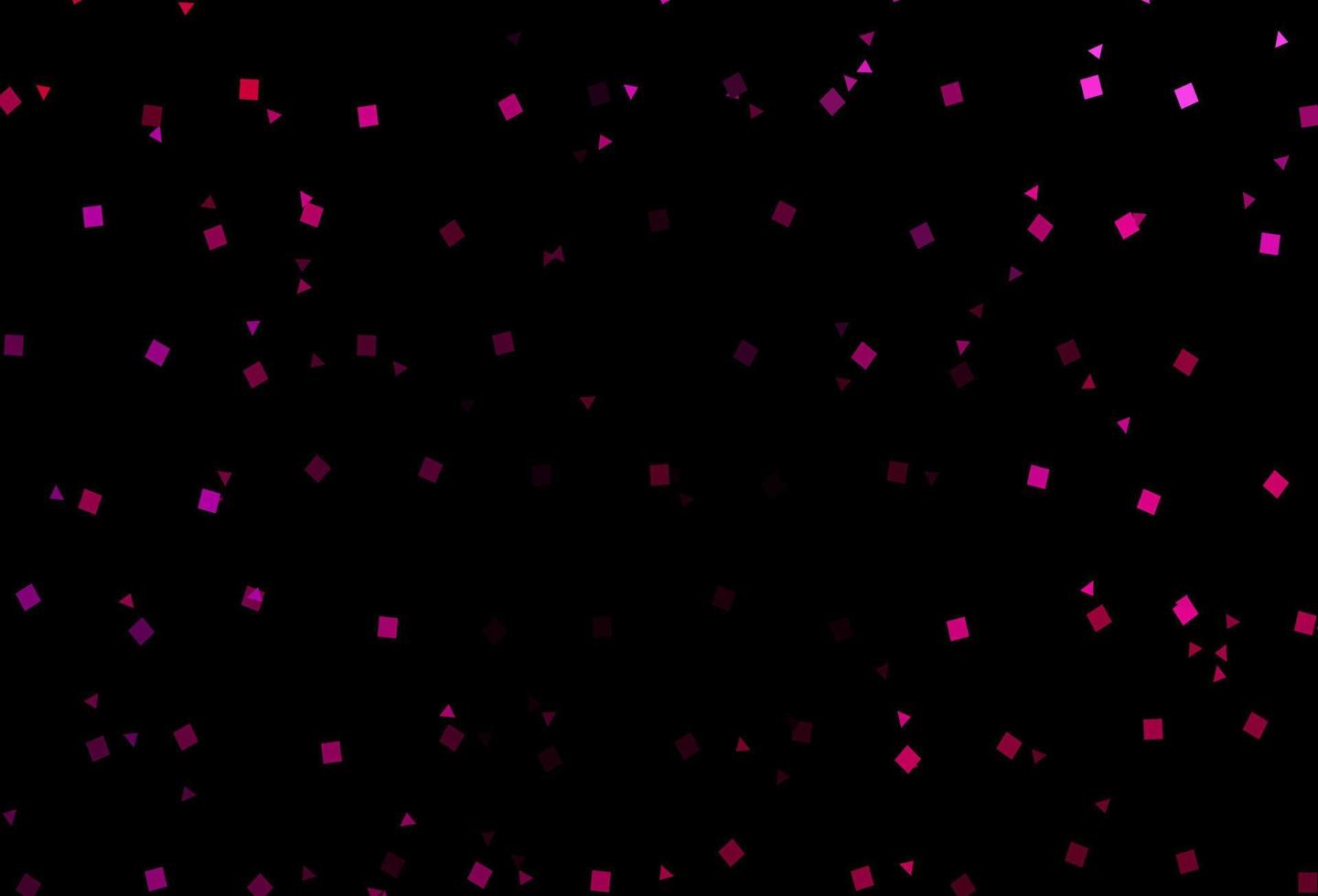 Dark Pink vector backdrop with lines, circles, rhombus.