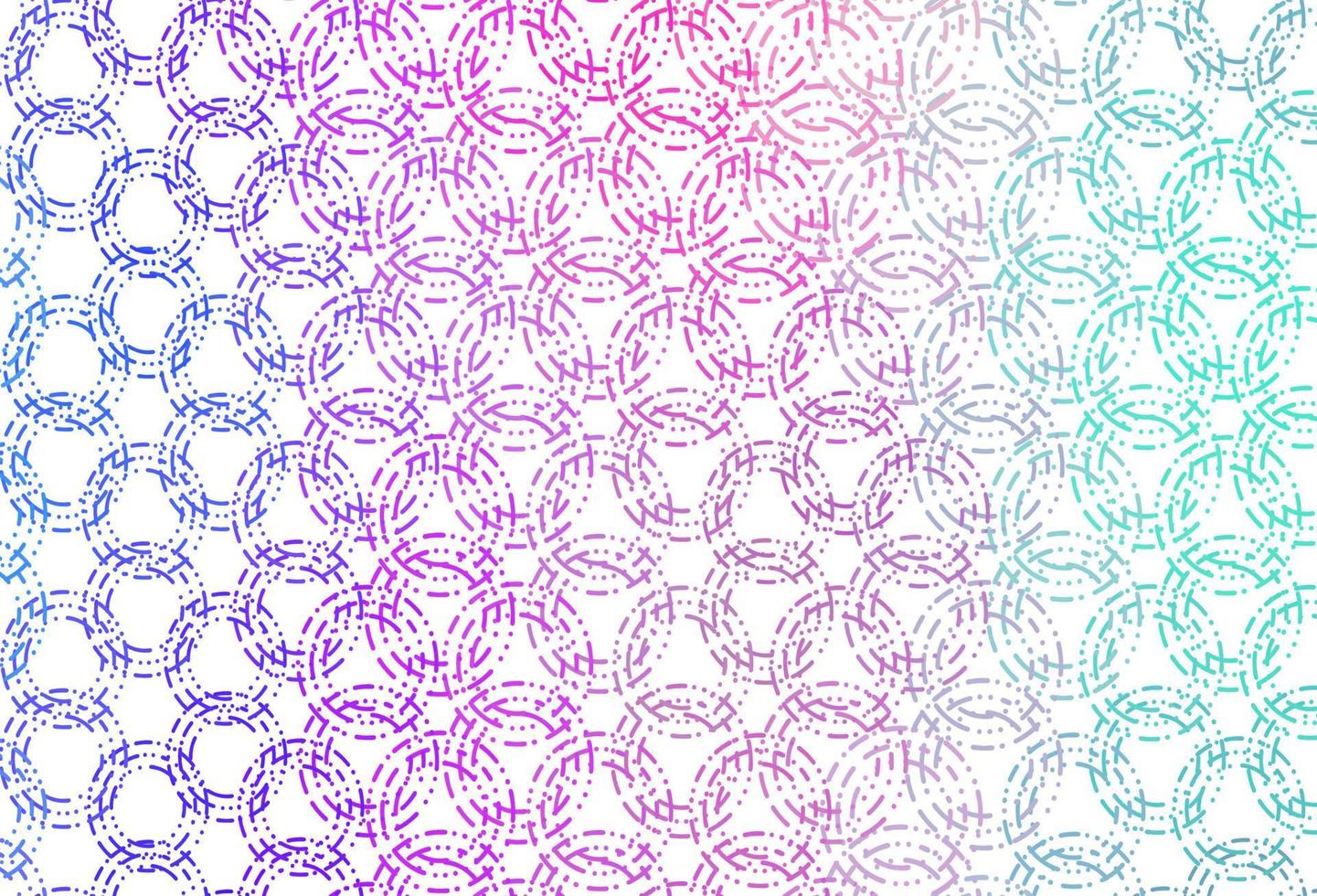 Light pink, blue vector texture with disks.