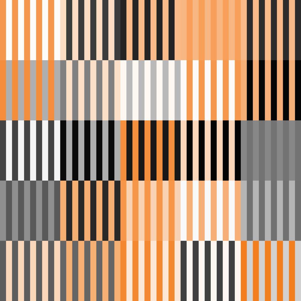 Striped seamless pattern. Abstract background elegant colorful lines. Orange, grey, black and white color. Endless pattern for ceramic tile, wallpaper, linoleum, web page background vector