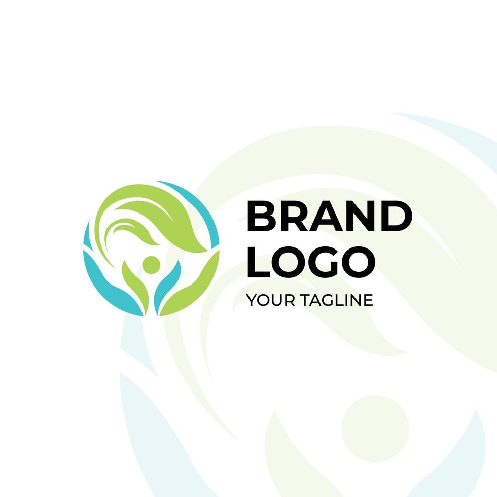 hand drawn ozone therapy logo template vector