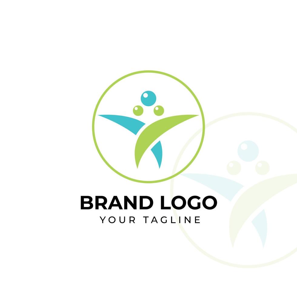 hand drawn ozone therapy logo template vector