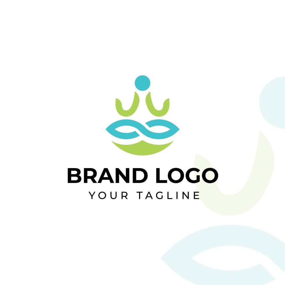 hand drawn ozone therapy logo template vector