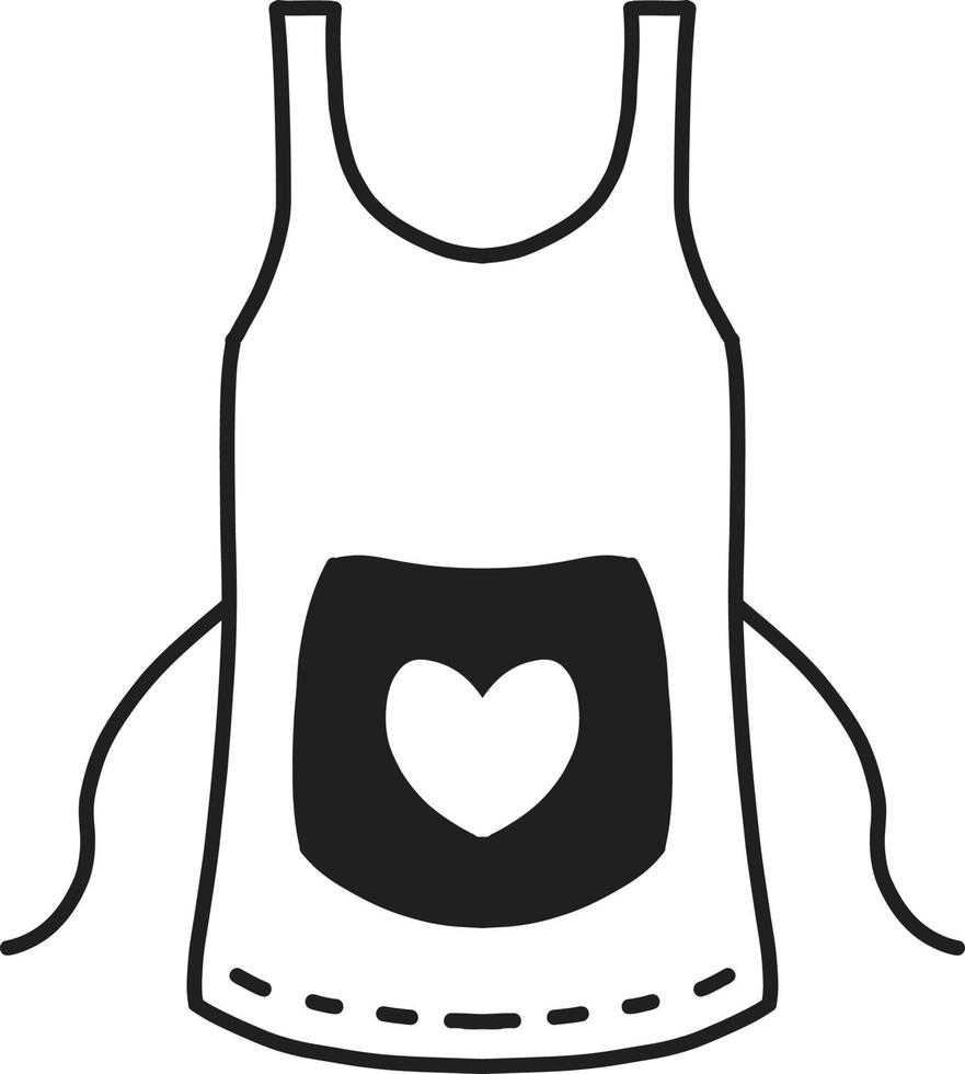 Hand Drawn maid apron illustration 14533078 Vector Art at Vecteezy