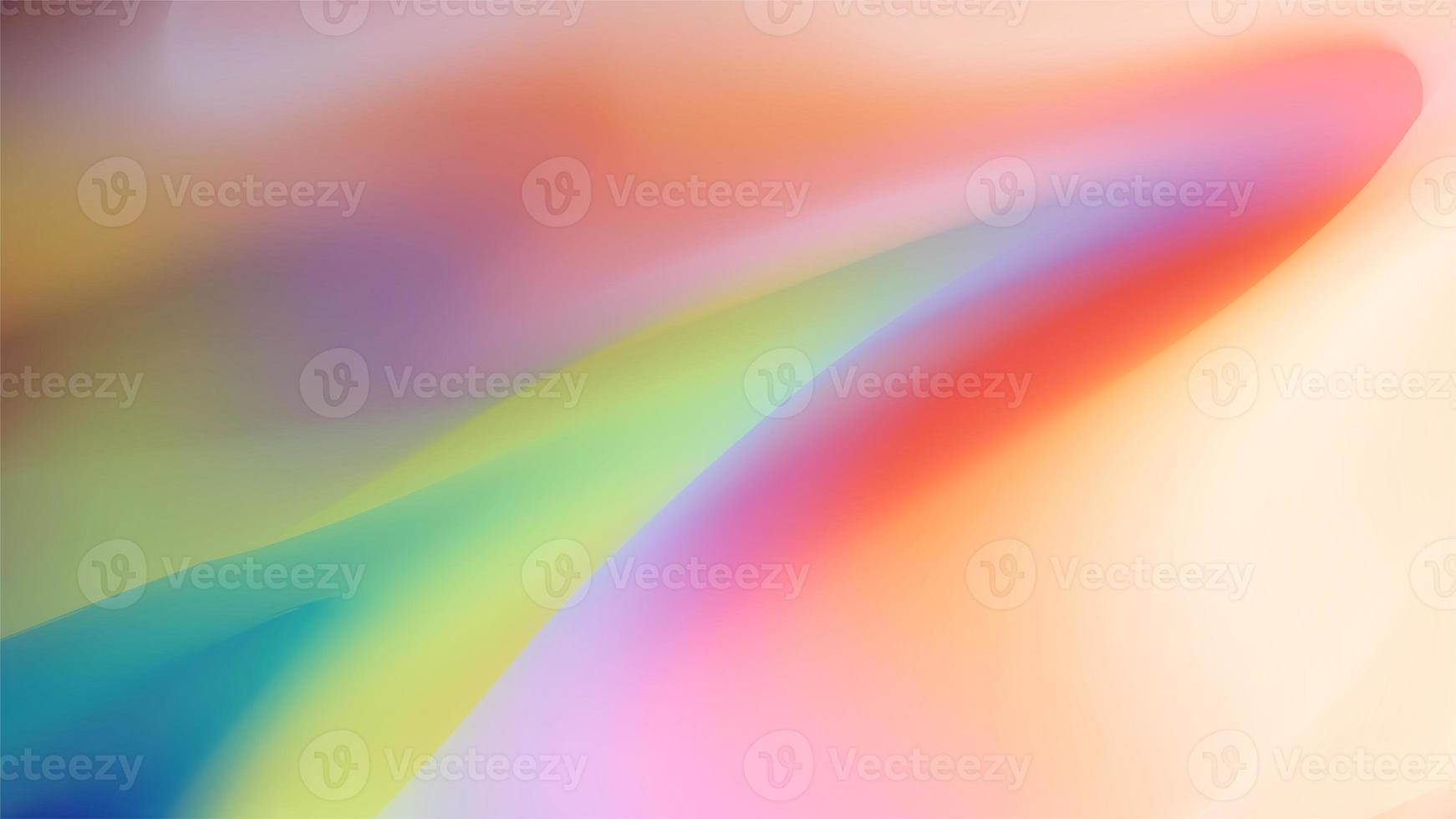 Multicolored Vibrant Gradient Abstract Liquid Marble Background, holographic fluid, Smooth transitions of iridescent colors photo