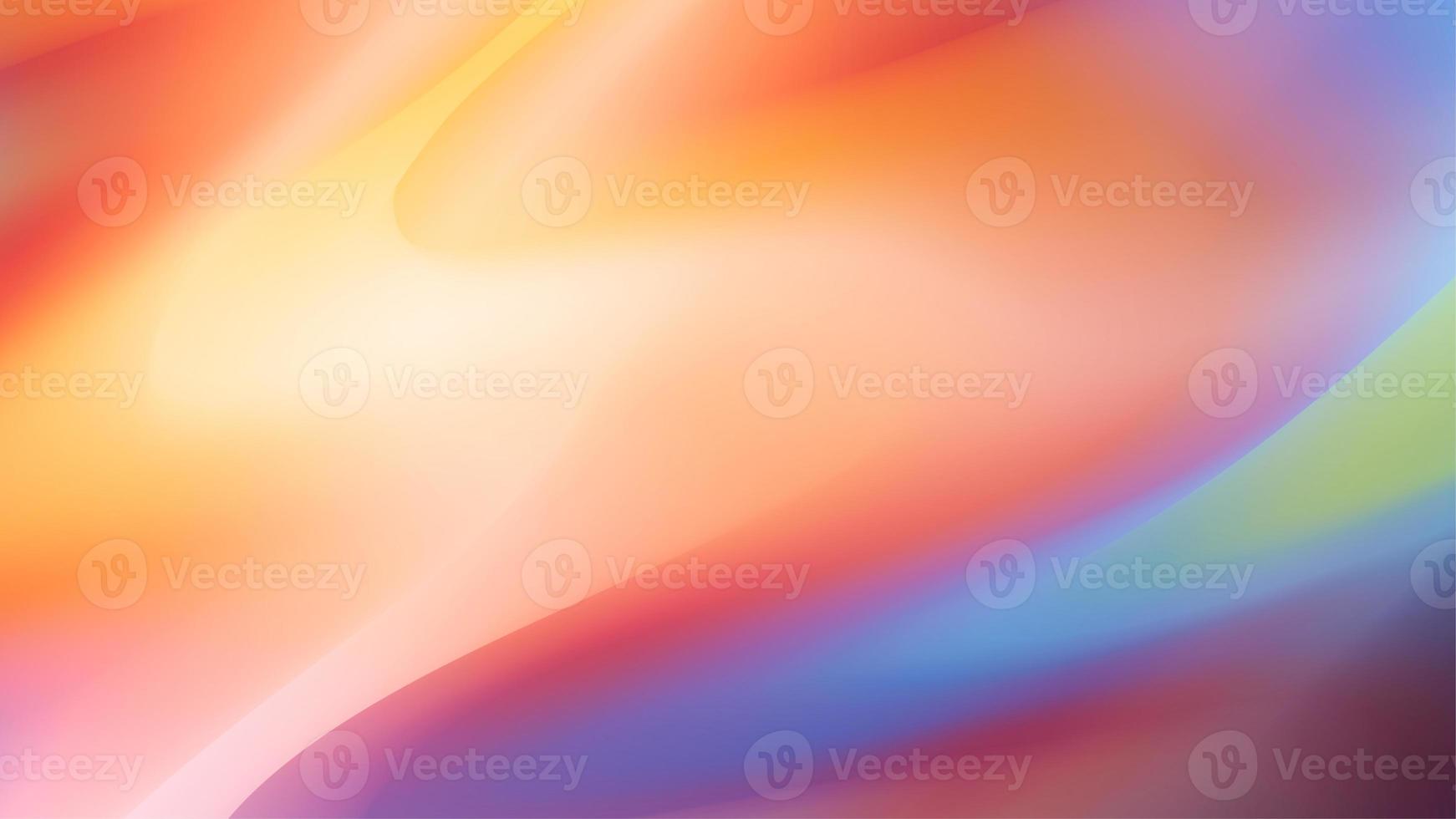 Multicolored Vibrant Gradient Abstract Liquid Marble Background, holographic fluid, Smooth transitions of iridescent colors photo
