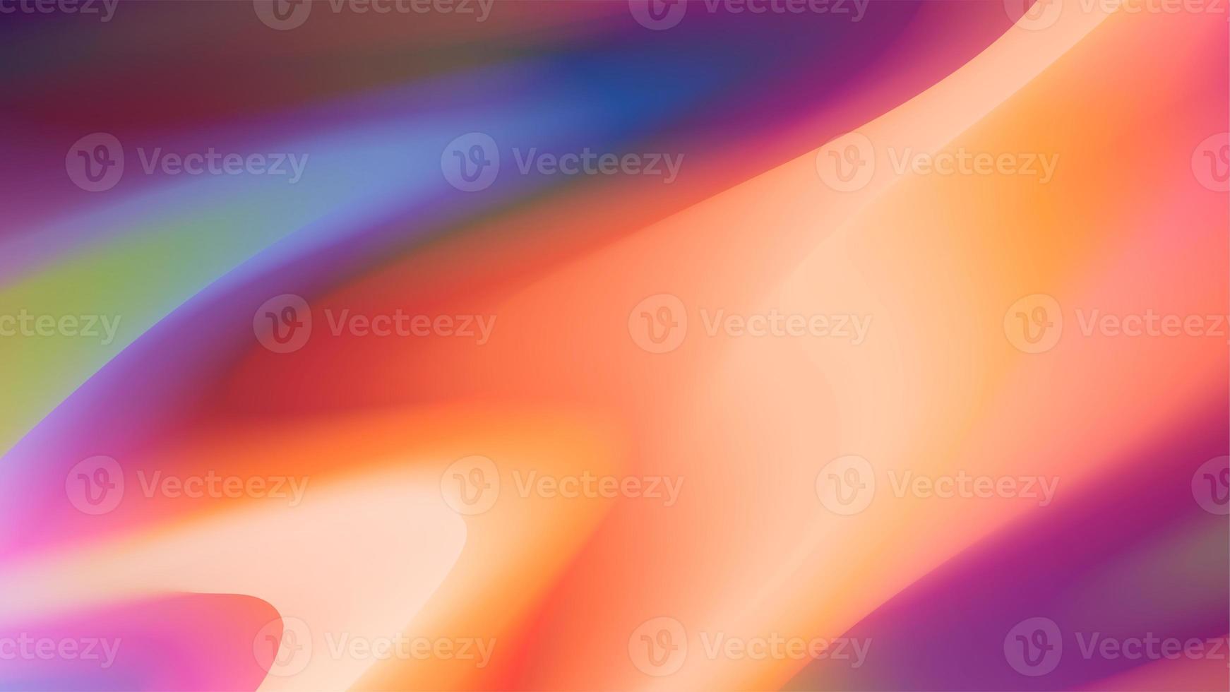 Multicolored Liquid Vibrant Gradient, holographic fluid, Smooth transitions of iridescent colors photo