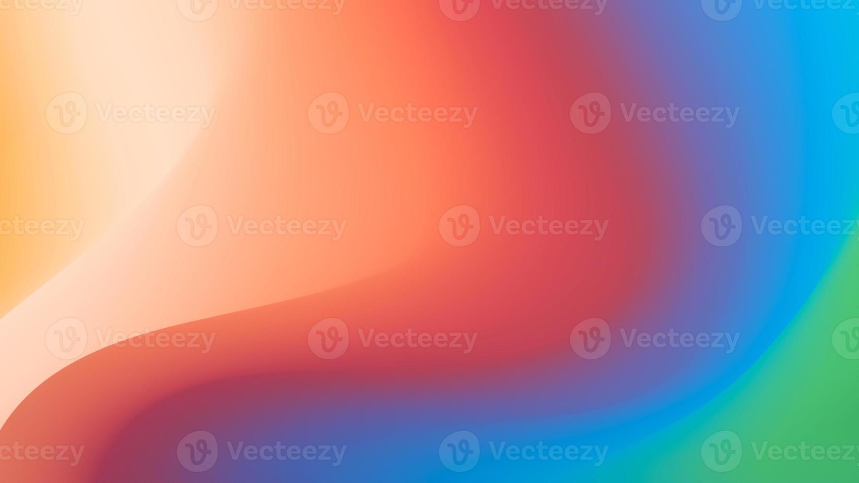 Multicolored Vibrant Gradient Abstract Liquid Marble Background, holographic fluid, Smooth transitions of iridescent colors photo