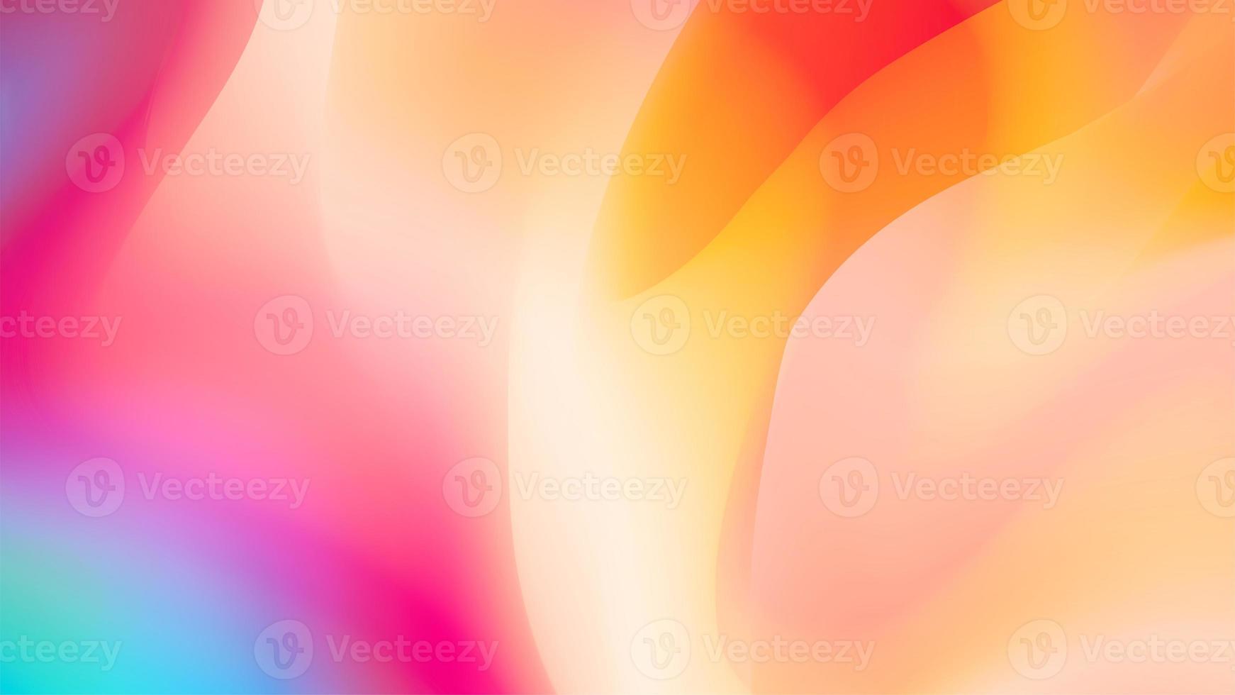 Multicolored Liquid Vibrant Gradient, holographic fluid, Smooth transitions of iridescent colors photo