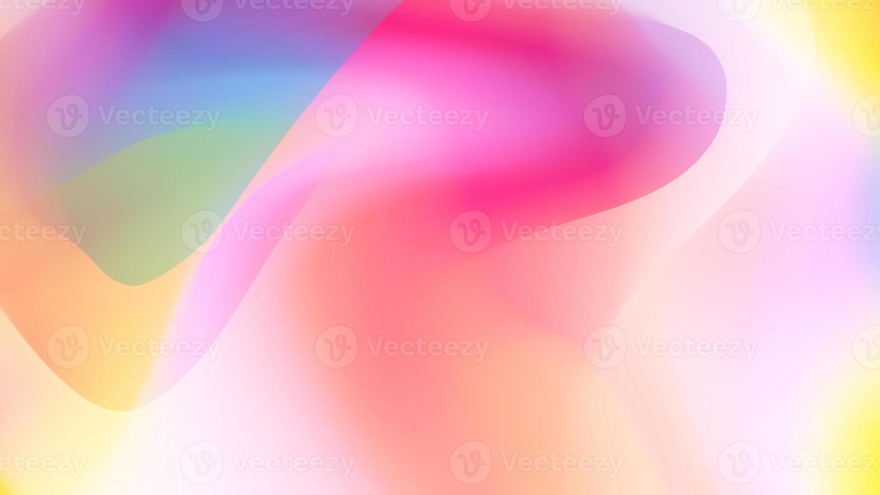 Multicolored Liquid Vibrant Gradient, holographic fluid, Smooth transitions of iridescent colors photo