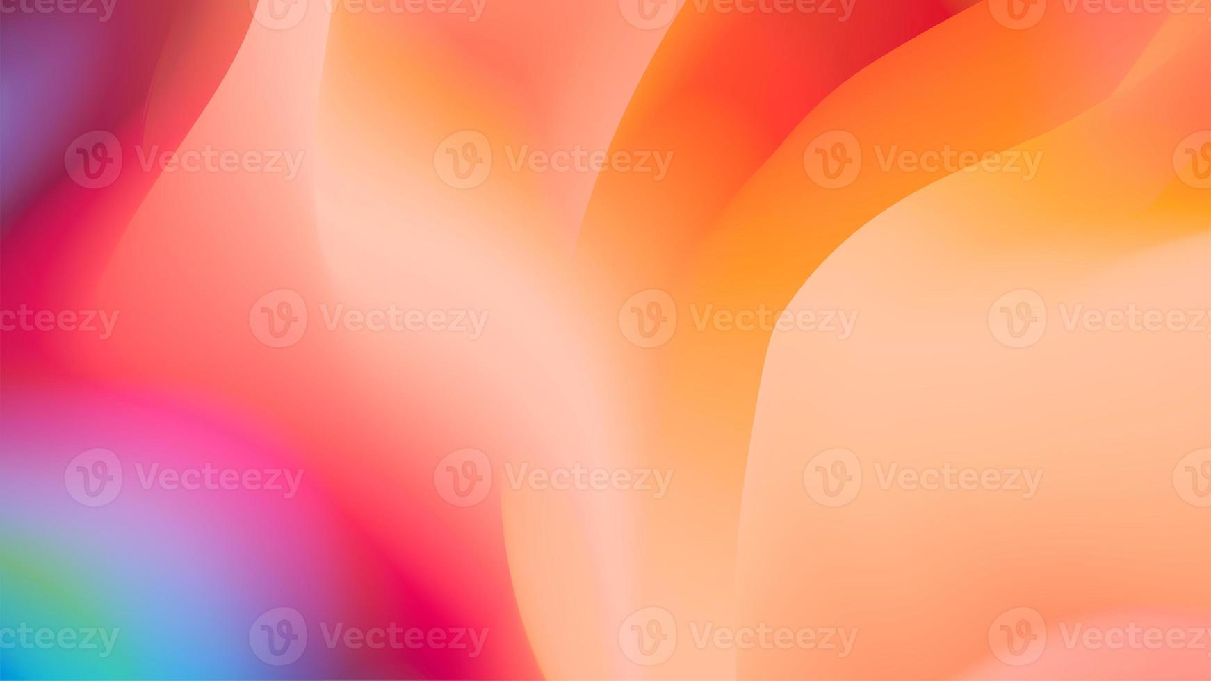 Multicolored Liquid Vibrant Gradient, holographic fluid, Smooth transitions of iridescent colors photo