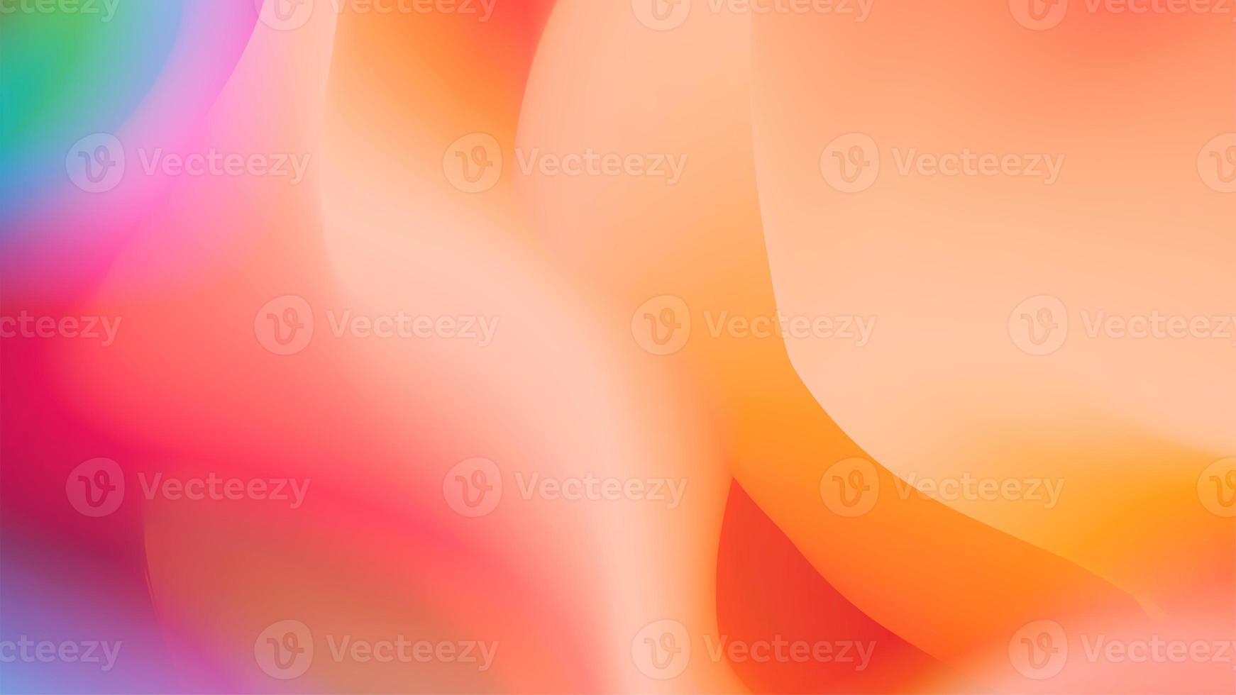 Multicolored Liquid Vibrant Gradient, holographic fluid, Smooth transitions of iridescent colors photo