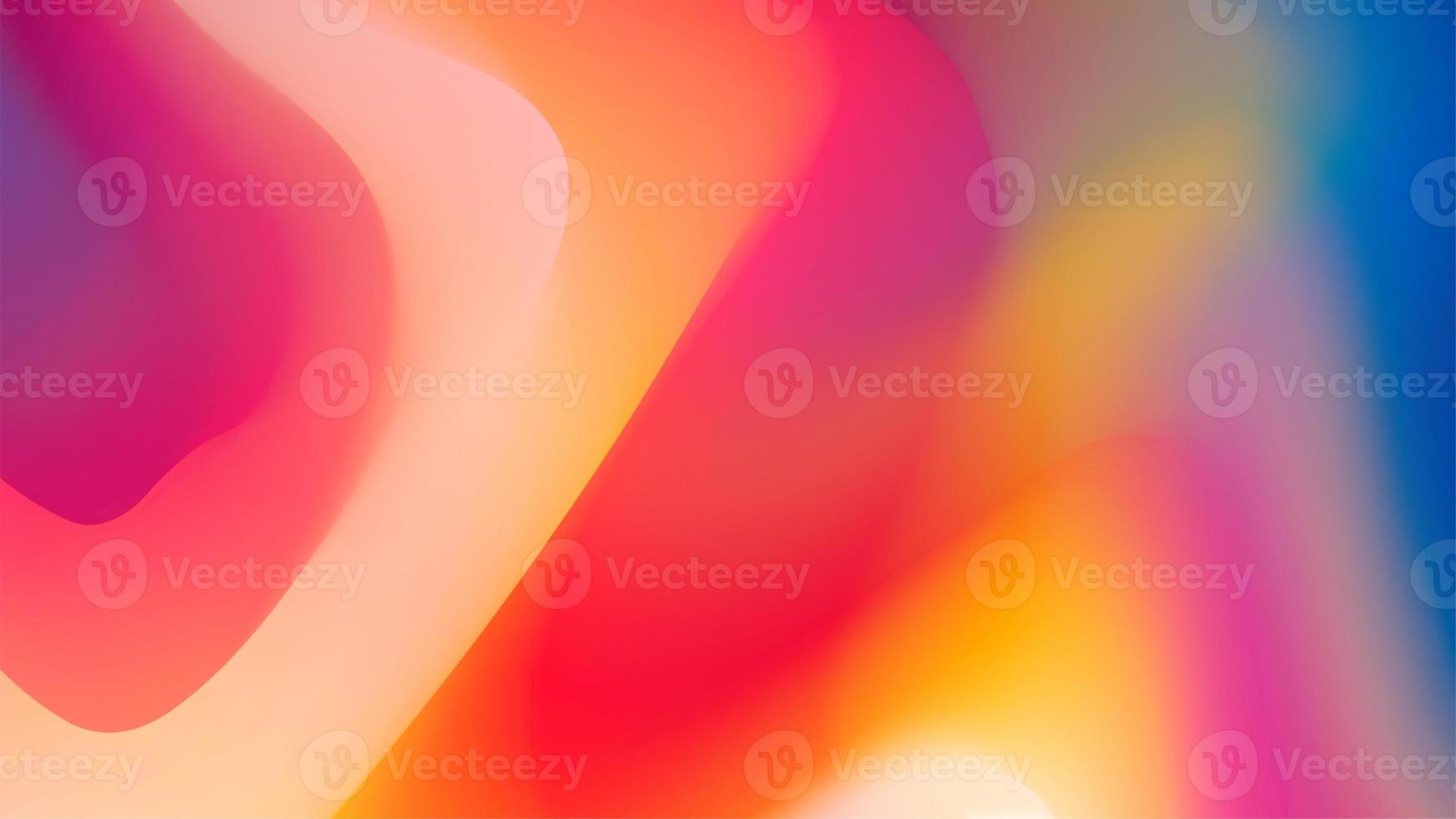 Multicolored Liquid Vibrant Gradient, holographic fluid, Smooth transitions of iridescent colors photo