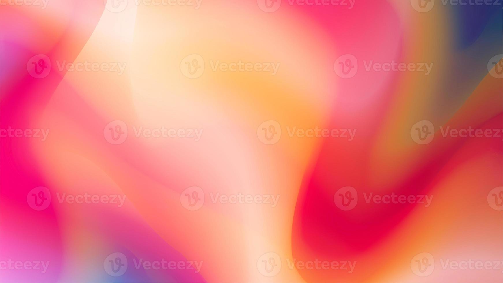 Multicolored Vibrant Gradient Abstract Liquid Marble Background, holographic fluid, Smooth transitions of iridescent colors photo