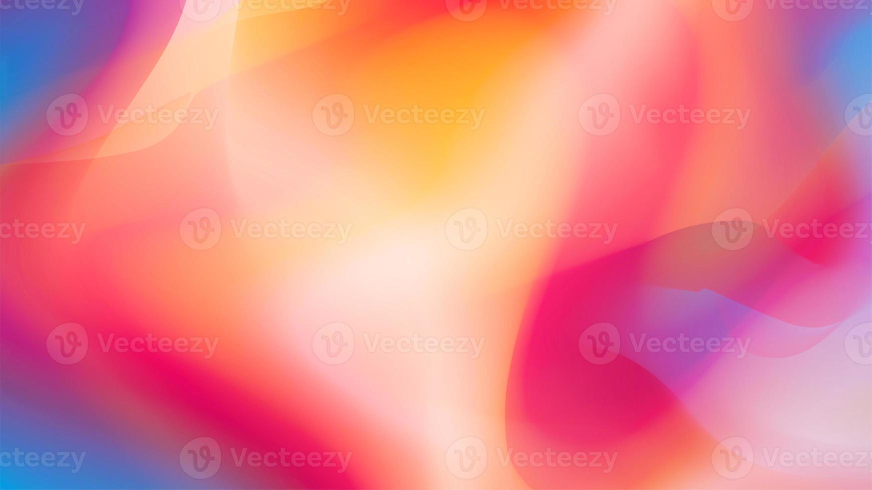 Multicolored Vibrant Gradient Abstract Liquid Marble Background, holographic fluid, Smooth transitions of iridescent colors photo