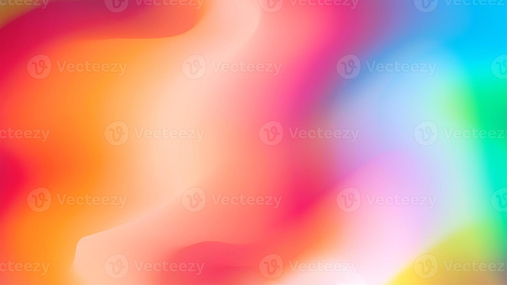 Multicolored Liquid Vibrant Gradient, holographic fluid, Smooth transitions of iridescent colors photo